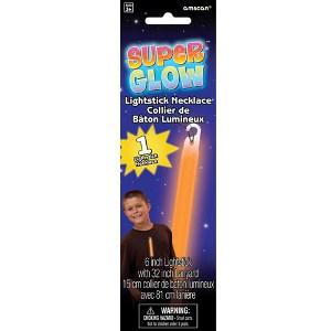 Orange Light Stick Necklace Party Accessories - Party Centre - Party Centre