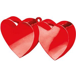 Electroplated Double Heart Balloons & Streamers - Party Centre - Party Centre