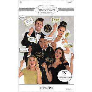 Wedding Photo Props 13pcs Party Accessories - Party Centre - Party Centre