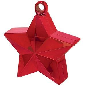 Red Star Balloon Weight 6oz Balloons & Streamers - Party Centre - Party Centre