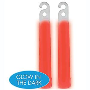 Red Glow Sticks 4in, 2pcs Party Accessories - Party Centre - Party Centre