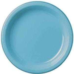 Carribean Plastic Plates 10.25in, 20pcs Solid Tableware - Party Centre - Party Centre