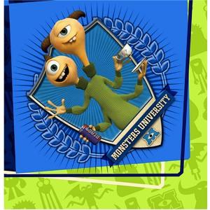 Monsters University Lunch Tissues 16pcs Printed Tableware - Party Centre