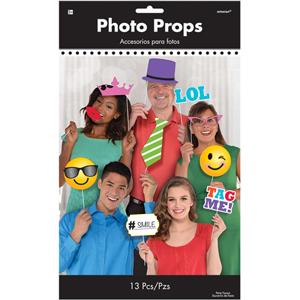 Photo Booth LOL Photo Props 13pcs Party Accessories - Party Centre - Party Centre