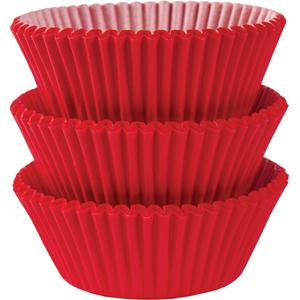Apple Red Cupcake Cases 50mm, 75pcs Party Accessories - Party Centre - Party Centre