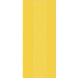 Yellow Sunshine Cello Bags 11.5in, 25pcs Favours - Party Centre